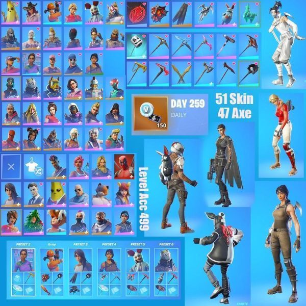 خرید اکانت فورتنایت کد 2181