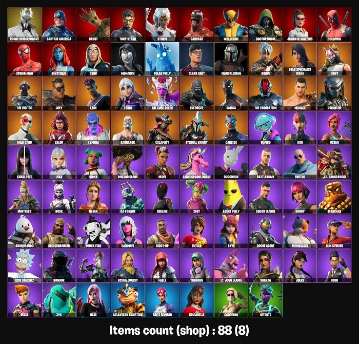 خرید اکانت فورتنایت کد 2262