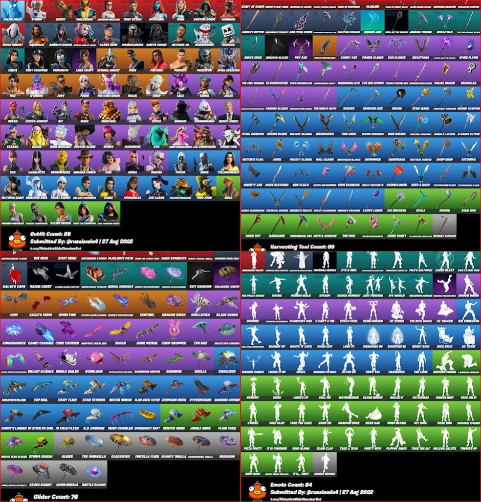 خرید اکانت فورتنایت کد 2700