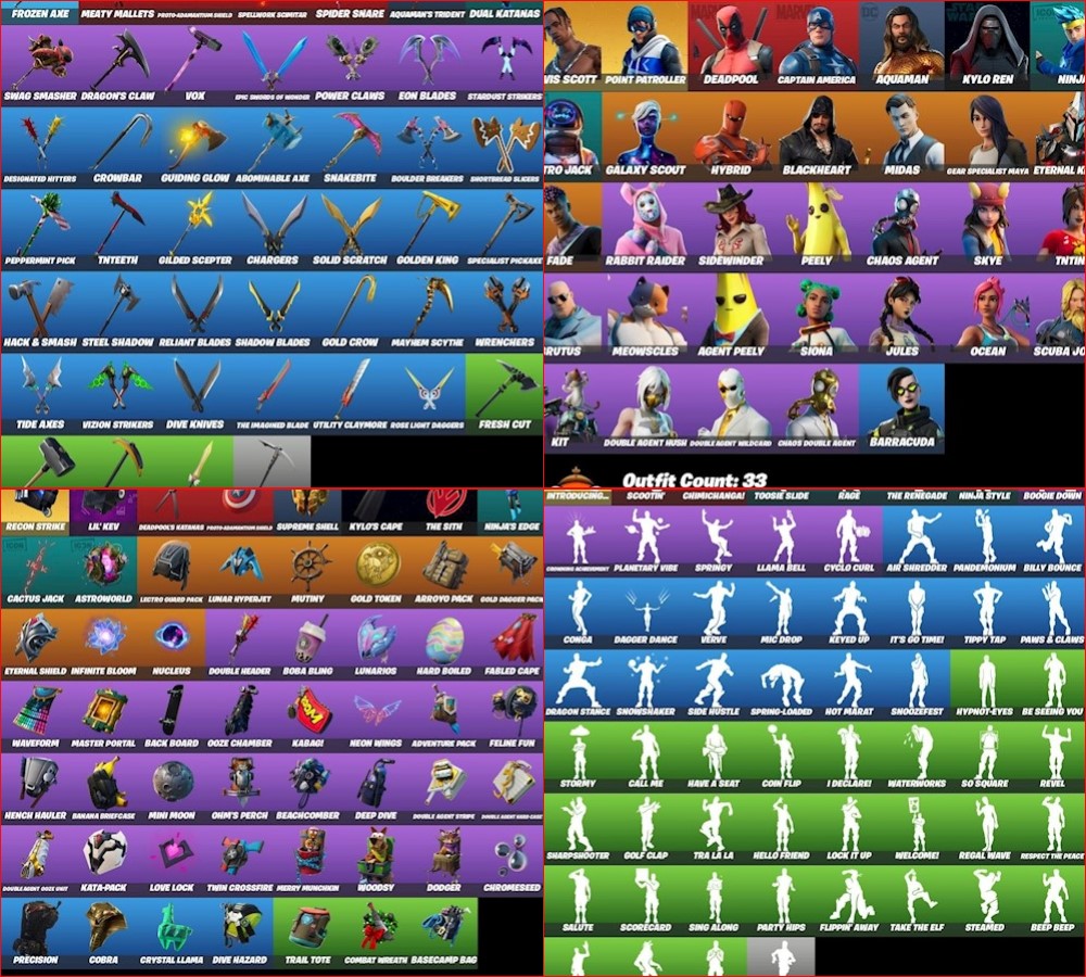 خرید اکانت فورتنایت کد 3088