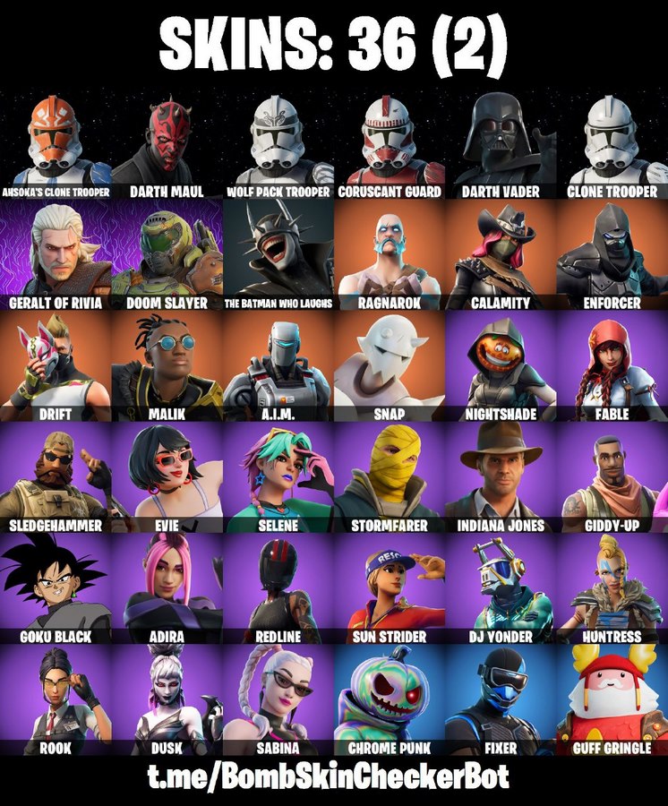 خرید اکانت فورتنایت کد 3127