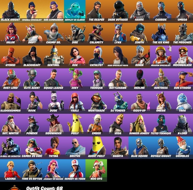 خرید اکانت فورتنایت کد 3243