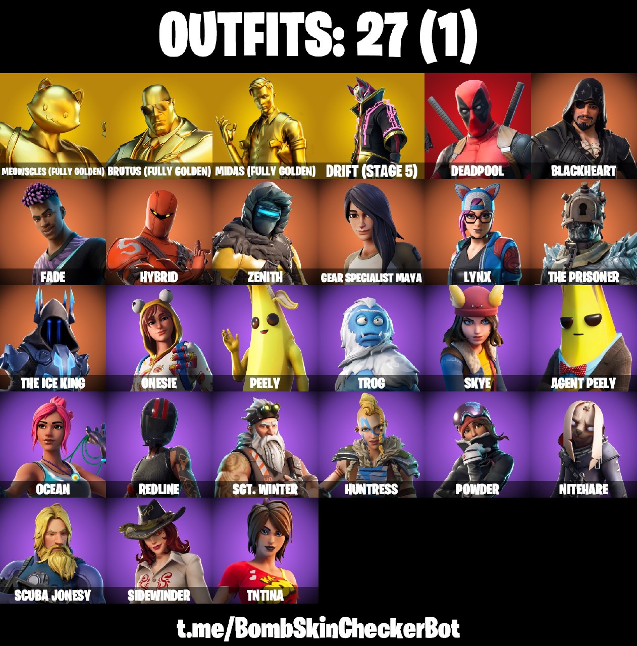 خرید اکانت فورتنایت کد 3370