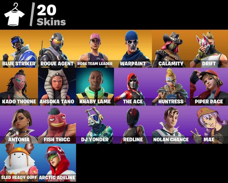 خرید اکانت فورتنایت کد 3498