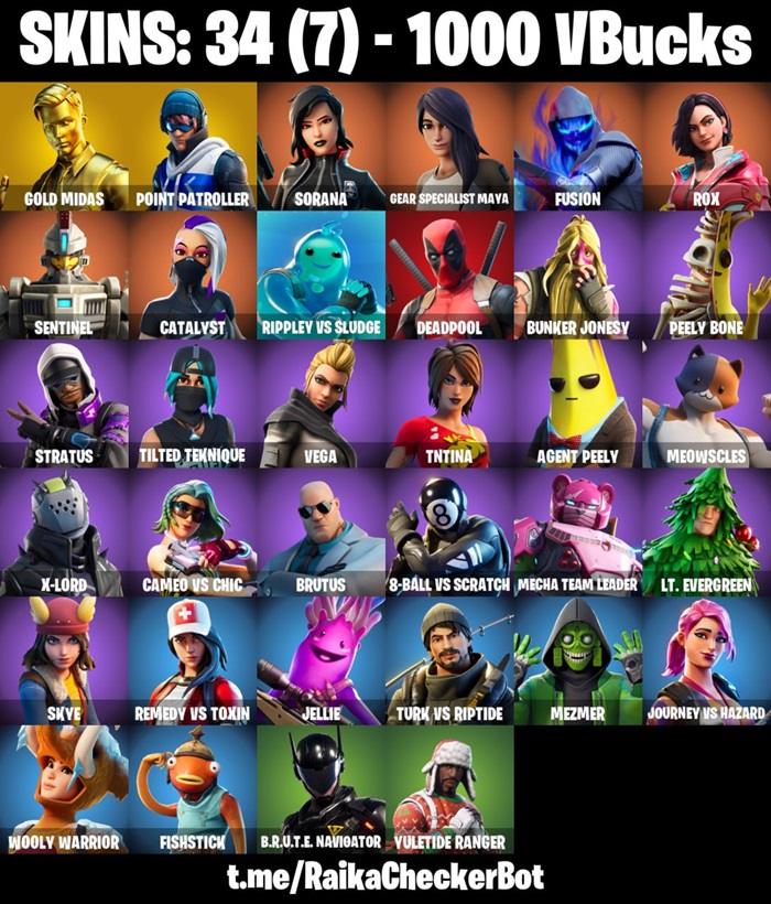خرید اکانت فورتنایت کد 3875