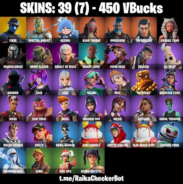 خرید اکانت فورتنایت کد 3937