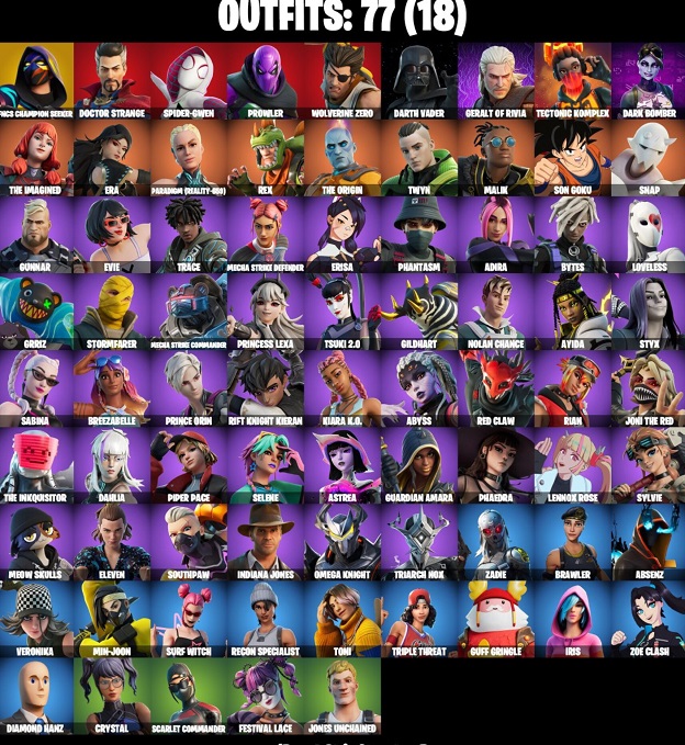 خرید اکانت فورتنایت کد 4256