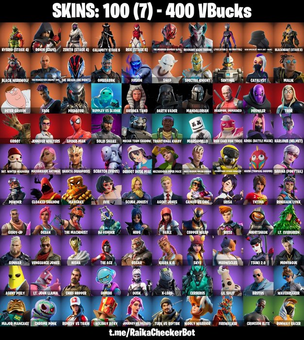 خرید اکانت فورتنایت کد 4270