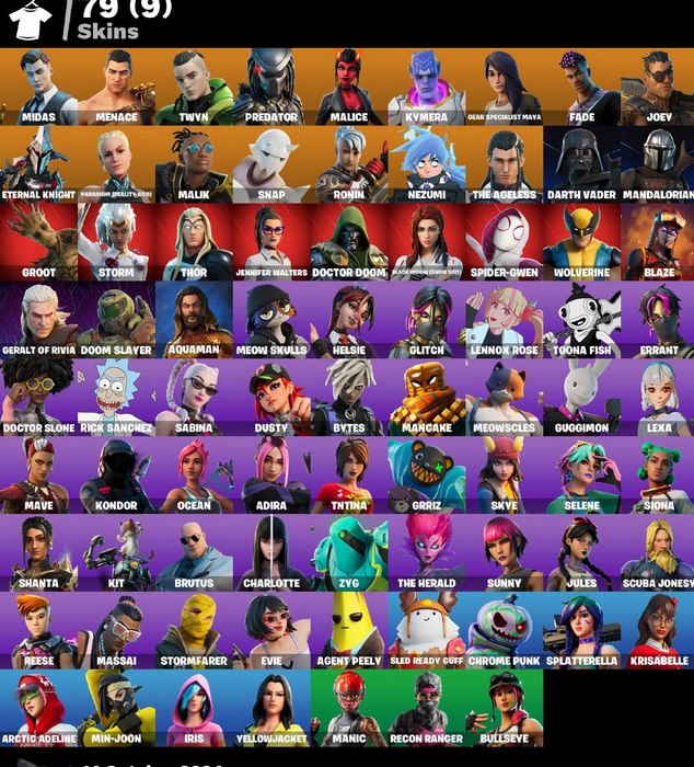 خرید اکانت فورتنایت کد 4445