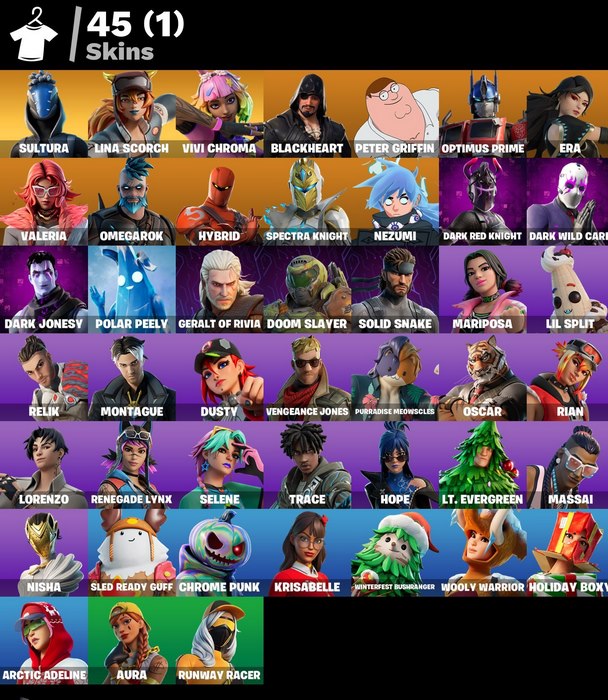 خرید اکانت فورتنایت کد 4446