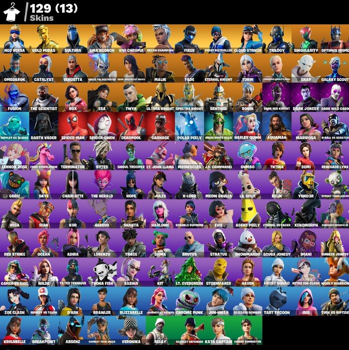 خرید اکانت فورتنایت کد 4447