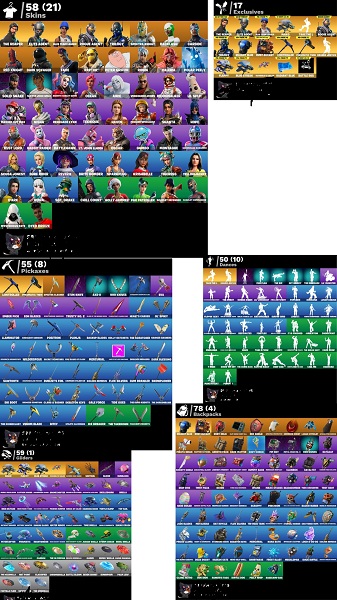 خرید اکانت فورتنایت کد 4860