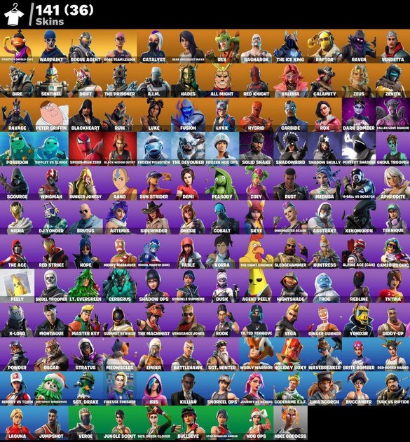 خرید اکانت فورتنایت کد 4920