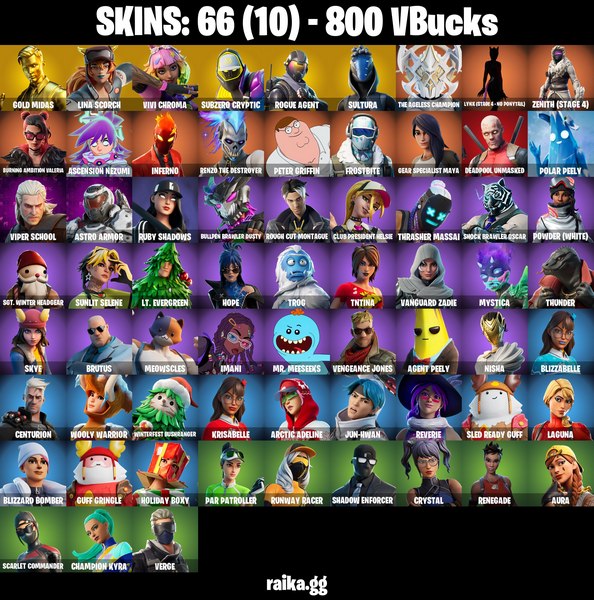 خرید اکانت فورتنایت کد 4936