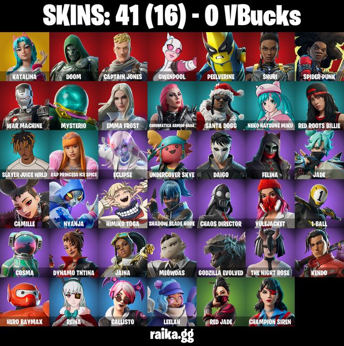 خرید اکانت فورتنایت کد 4953