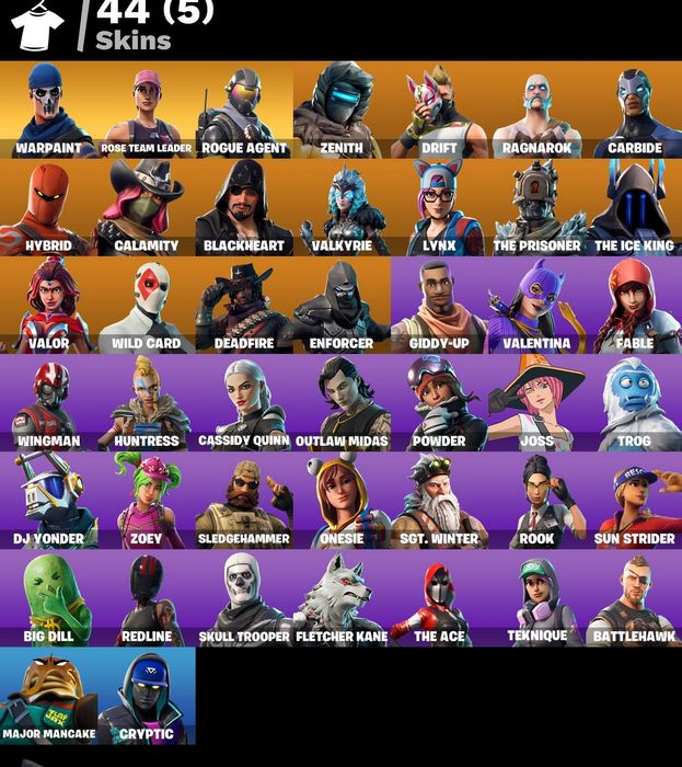 خرید اکانت فورتنایت کد 4961