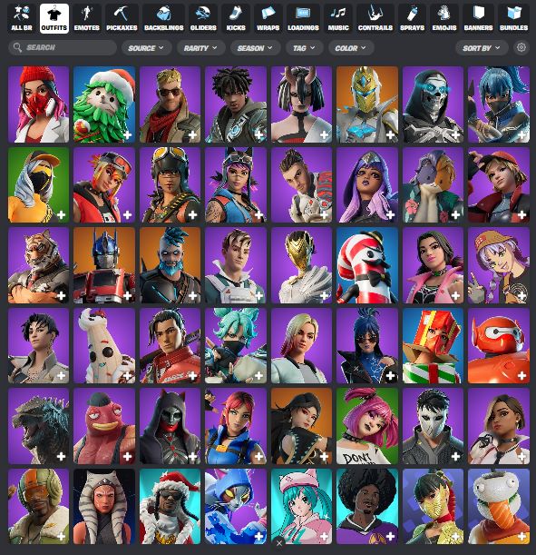 خرید اکانت فورتنایت کد 4967