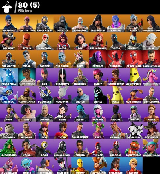 خرید اکانت فورتنایت کد 4980