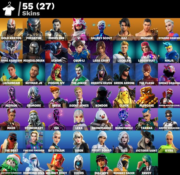 خرید اکانت فورتنایت کد 4984