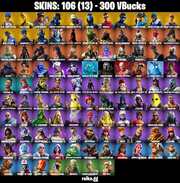 خرید اکانت فورتنایت کد 5005