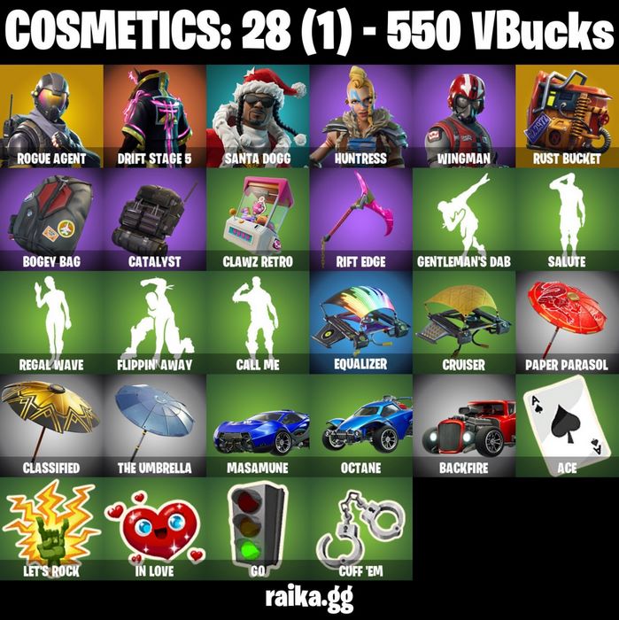 خرید اکانت فورتنایت کد 5039