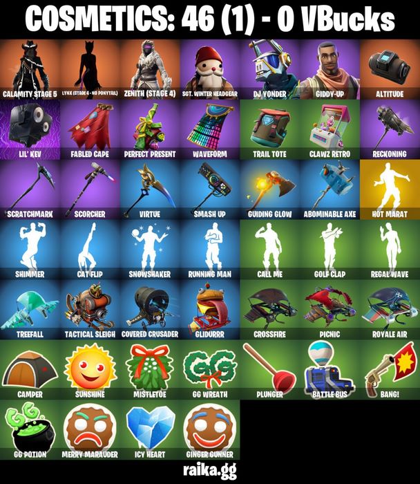 خرید اکانت فورتنایت کد 5040