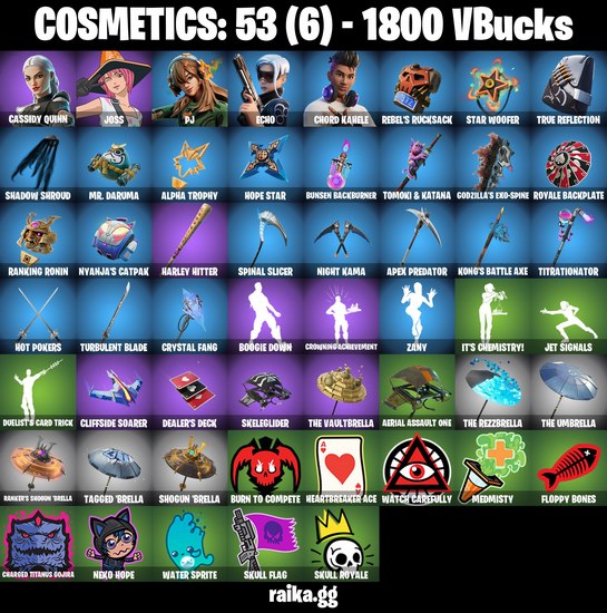 خرید اکانت فورتنایت کد 5053