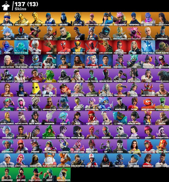 خرید اکانت فورتنایت کد 5047