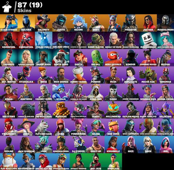 خرید اکانت فورتنایت کد 5068