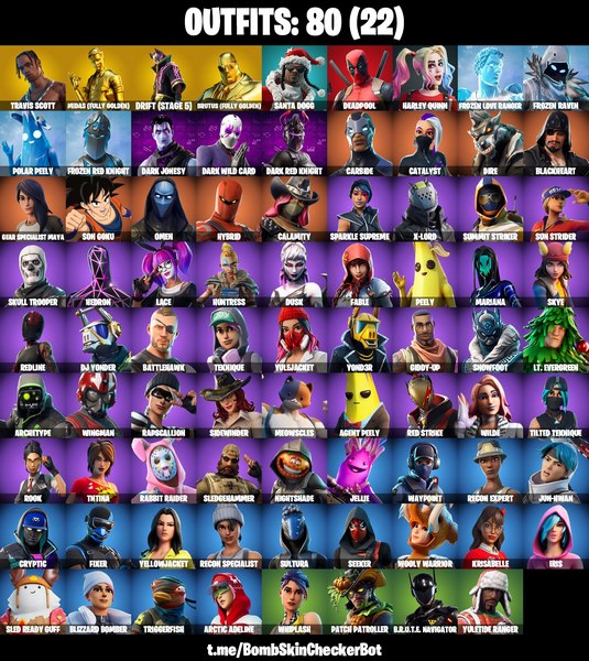 خرید اکانت فورتنایت کد 5073