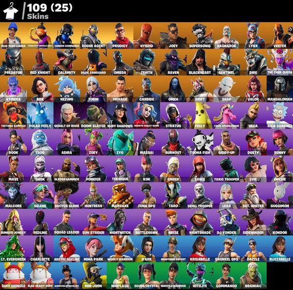 خرید اکانت فورتنایت کد 5074