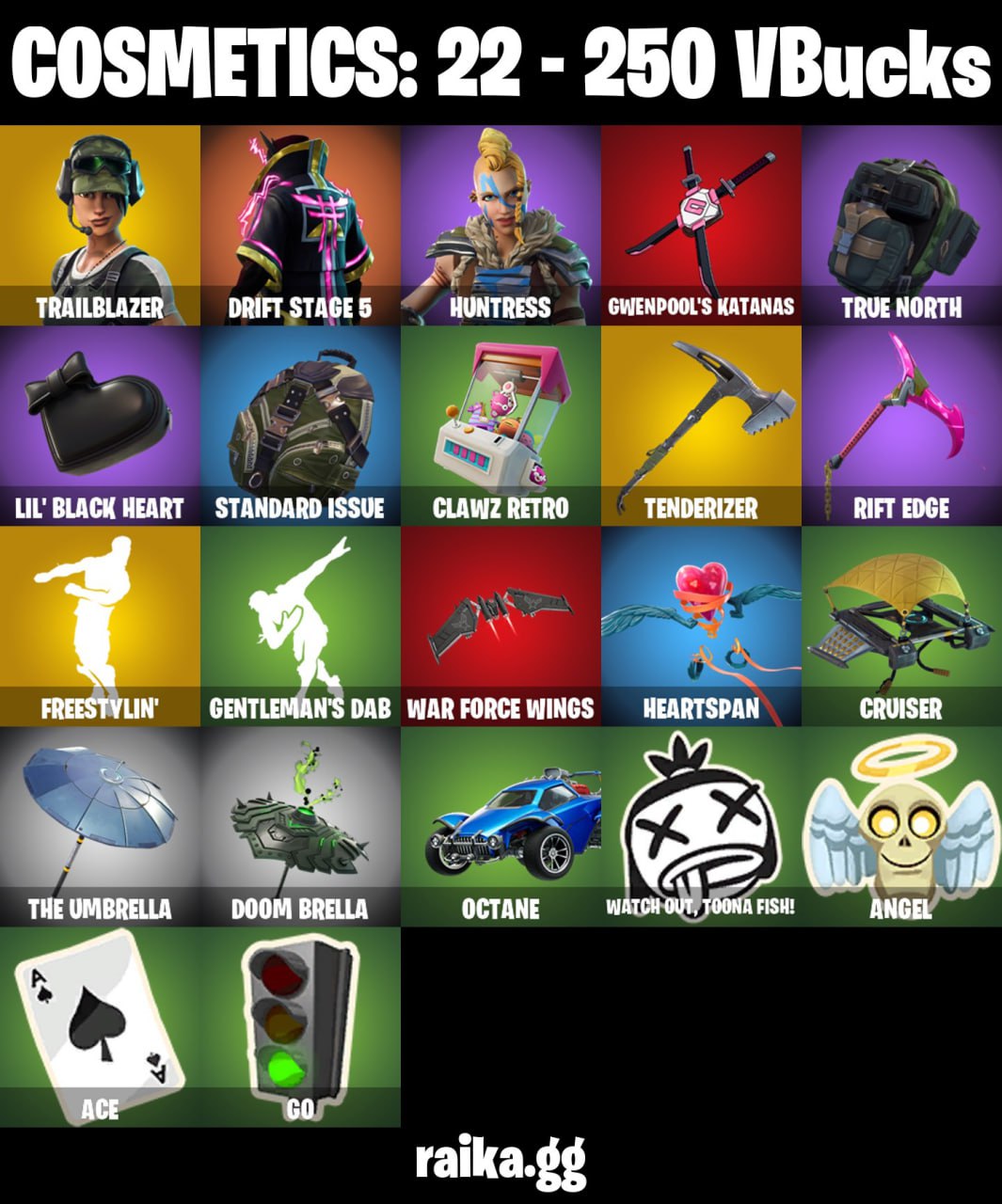 خرید اکانت فورتنایت کد 5078