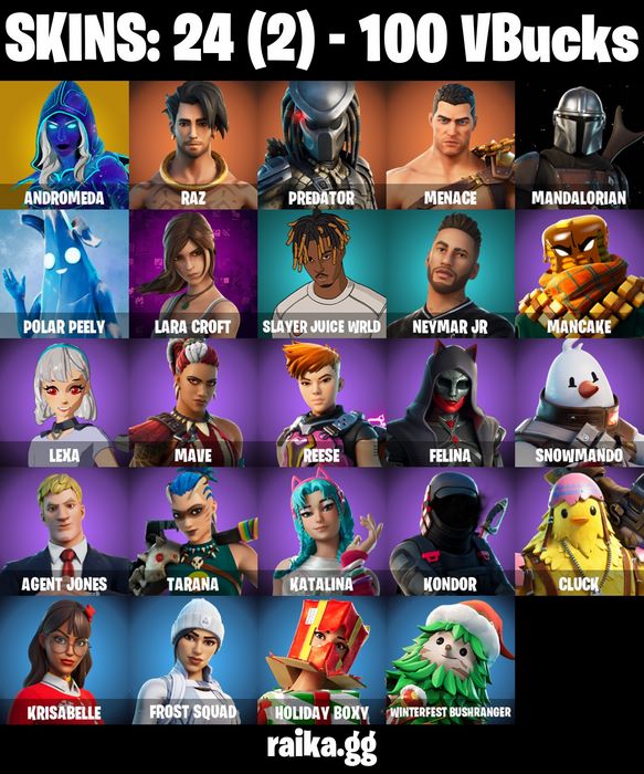 خرید اکانت فورتنایت کد 5081