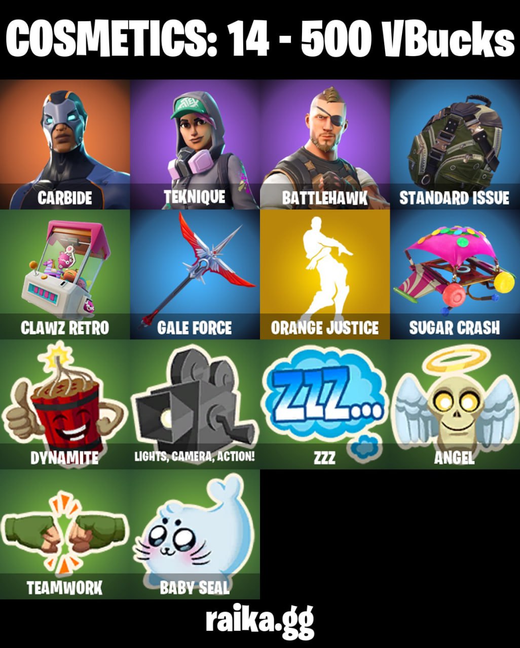 خرید اکانت فورتنایت کد 5087