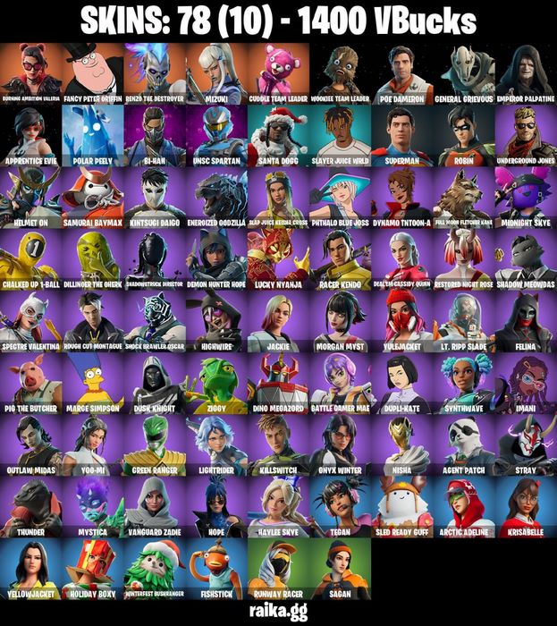 خرید اکانت فورتنایت کد 5117