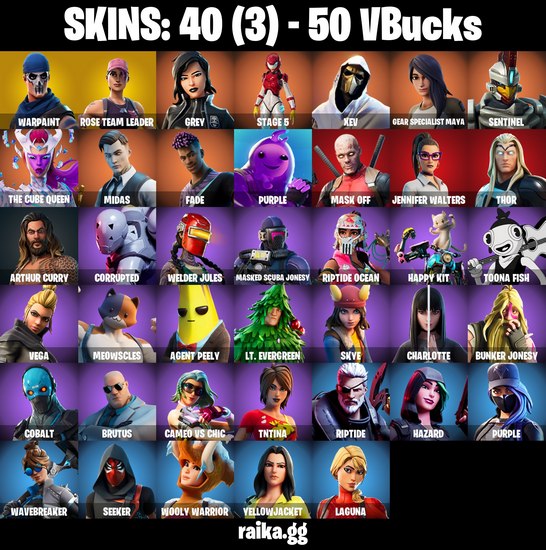 خرید اکانت فورتنایت کد 5165