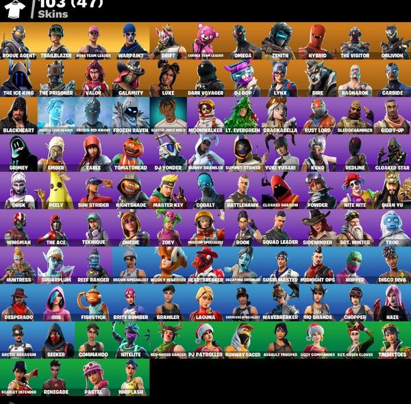 خرید اکانت فورتنایت کد 5180