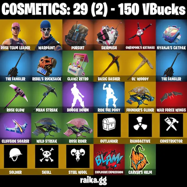 خرید اکانت فورتنایت کد 5213