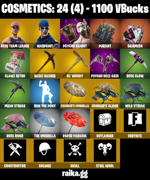 خرید اکانت فورتنایت کد 5223