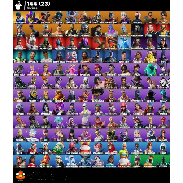 خرید اکانت فورتنایت کد 5280