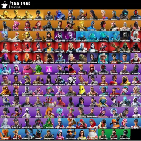 خرید اکانت فورتنایت کد 5238