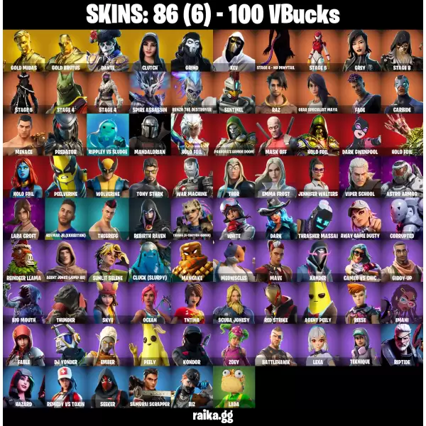 خرید اکانت فورتنایت کد 5239