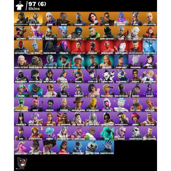 خرید اکانت فورتنایت کد 5255