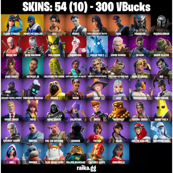 خرید اکانت فورتنایت کد 5258