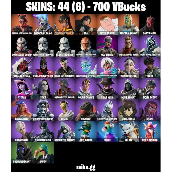 خرید اکانت فورتنایت کد 5261