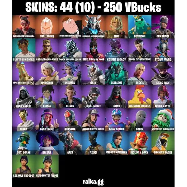 خرید اکانت فورتنایت کد 5262