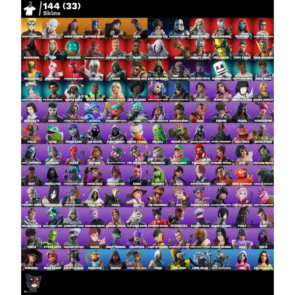 خرید اکانت فورتنایت کد 5275