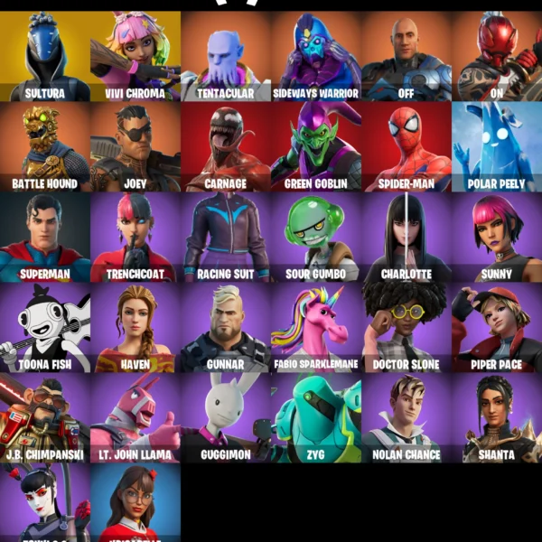 خرید اکانت فورتنایت کد 5234
