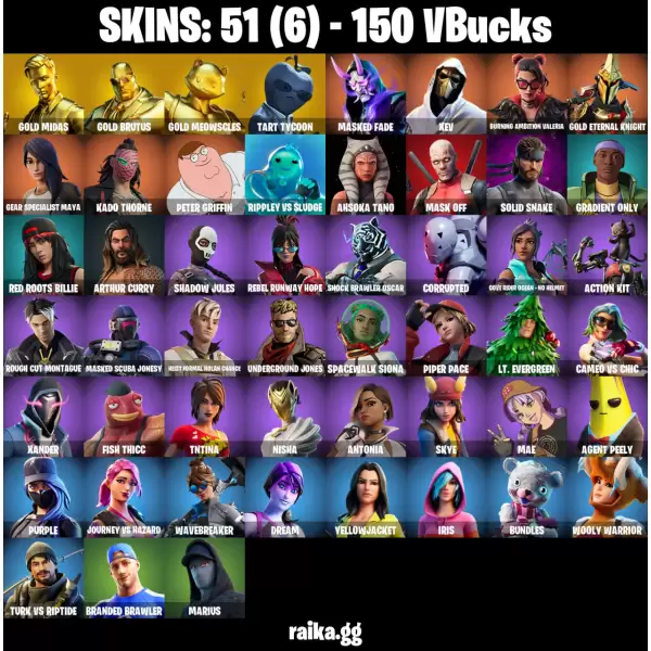 خرید اکانت فورتنایت کد 5285