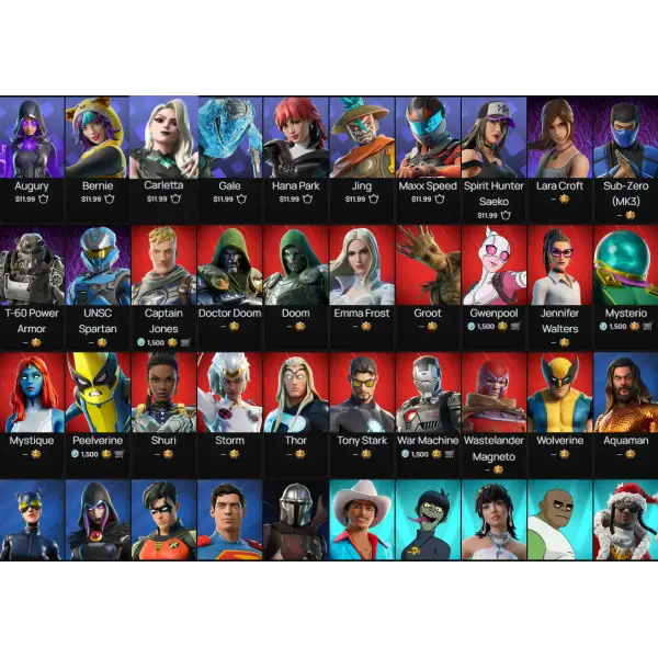 خرید اکانت فورتنایت کد 5324